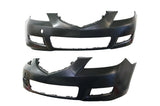 Front Bumper Bar Cover (Black, No Clips) Mazda 3 BK Sedan 2006 - 2008 MZ03 - BAR - 20F - Sterling Parts - Grilles & Bumper Parts - Sterling Parts