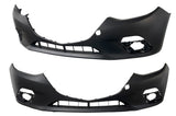 Front Bumper Bar Cover Mazda 3 BM 2013 - 2016 MZ03 - BAR - 43F - Sterling Parts - Grilles & Bumper Parts - Sterling Parts