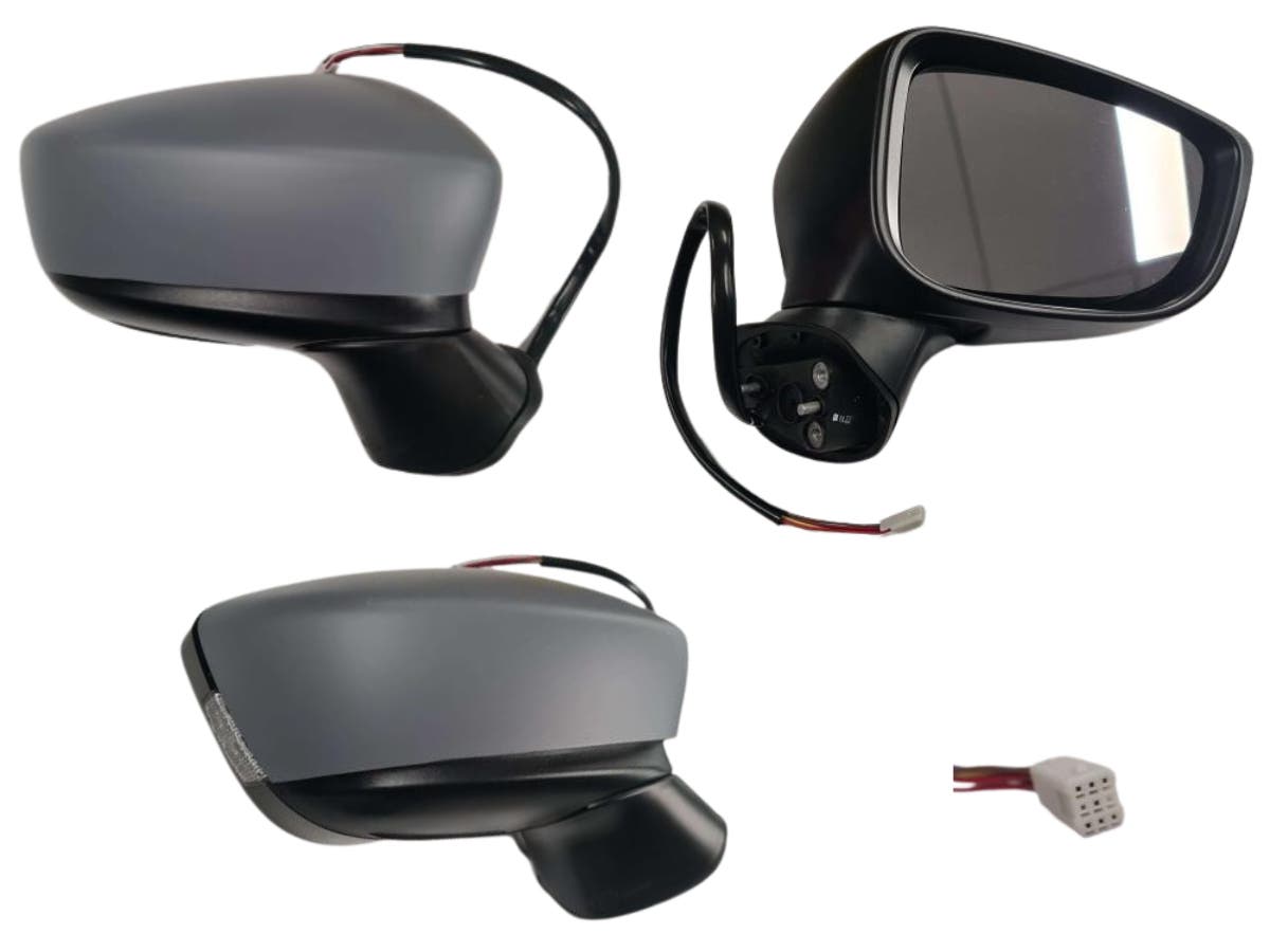 Door Mirror (RHS) with Light, Heating and Blind Spot Mazda 3 BM 2013 - 2016 MZ03 - DOM - 09R - Sterling Parts - Exterior Mirrors - Sterling Parts