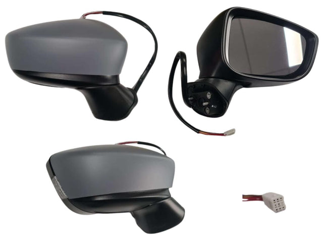 Door Mirror (RHS) with Light, Heating and Blind Spot Mazda 3 BM 2013 - 2016 MZ03 - DOM - 09R - Sterling Parts - Exterior Mirrors - Sterling Parts