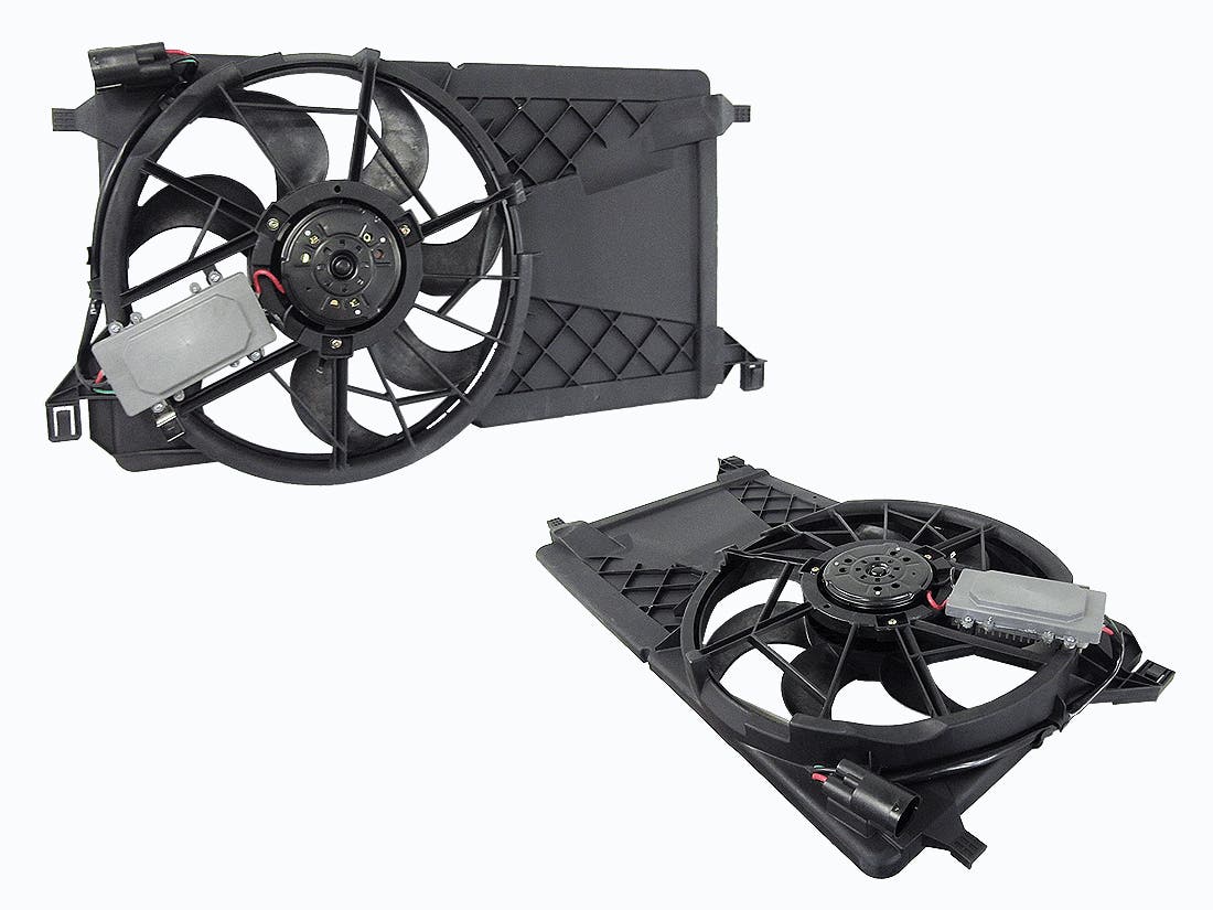 Radiator Fan (with Resistor, Petrol, Single Fan) Mazda 3 BK 2004 - 2008 MZ03 - FNR - 04F - Sterling Parts - Cooling Fans & Parts - Sterling Parts