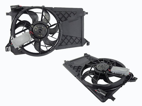 Radiator Fan (with Resistor, Petrol, Single Fan) Mazda 3 BK 2004 - 2008 MZ03-FNR-04F - Sterling Parts