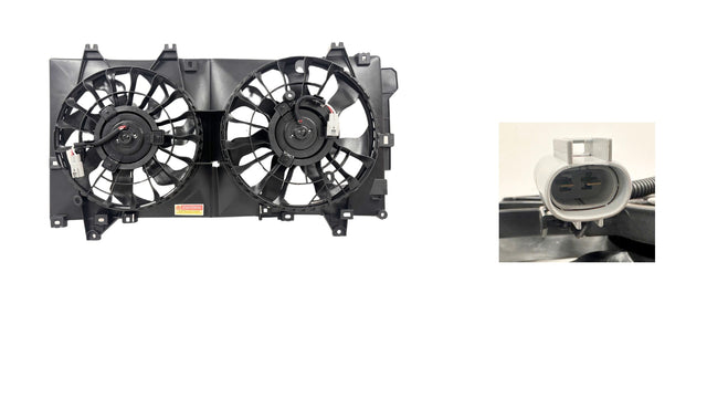 Radiator & A/C Condenser Dual Fan (Petrol) Mazda 3 BM/BN 2013 - 2019 MZ03-FNR-09F - Sterling