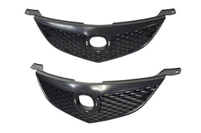 Front Grille (Black) Mazda 3 BK Sedan 2004 - 2006 MZ03 - GRI - 04F - Sterling Parts - Grilles & Bumper Parts - Sterling Parts