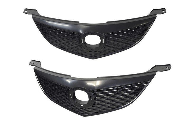 Front Grille (Black) Mazda 3 BK Sedan 2004 - 2006 MZ03 - GRI - 04F - Sterling Parts - Grilles & Bumper Parts - Sterling Parts