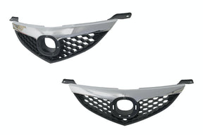 Front Grille (Chrome/Black) Mazda 3 BK Sedan 2004 - 2006 MZ03 - GRI - 05F - Sterling Parts - Grilles & Bumper Parts - Sterling Parts