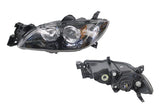 Headlight (LHS) Mazda 3 BK Sedan 2004 - 2008 MZ03 - HEL - 04L - Sterling Parts - Headlight Assemblies - Sterling Parts
