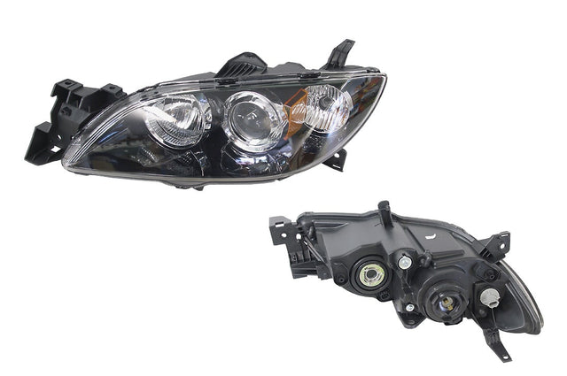 Headlight (LHS) Mazda 3 BK Sedan 2004 - 2008 MZ03 - HEL - 04L - Sterling Parts - Headlight Assemblies - Sterling Parts