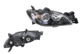 Headlight (RHS) Mazda 3 BK Sedan 2004 - 2008 MZ03 - HEL - 04R - Sterling Parts - Headlight Assemblies - Sterling Parts