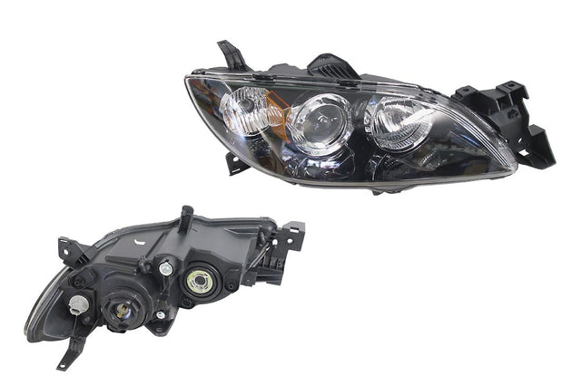 Headlight (RHS) Mazda 3 BK Sedan 2004 - 2008 MZ03 - HEL - 04R - Sterling Parts - Headlight Assemblies - Sterling Parts