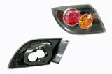 Outer Tail Light (LHS) Black/Amber/Red Mazda 3 BK Hatchback 2004 - 2008 MZ03 - TAL - 08L - Sterling Parts - Tail Lights - Sterling Parts