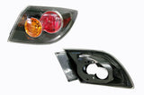 Outer Tail Light (RHS) Black/Amber/Red Mazda 3 BK Hatchback 2004 - 2008 MZ03 - TAL - 08R - Sterling Parts - Tail Lights - Sterling Parts