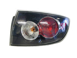 Outer Tail Light (RHS, Black/Clear/Red) Mazda 3 BK Sedan 2004 - 2008 MZ03 - TAL - 10R - Sterling Parts - Tail Lights - Sterling Parts