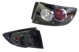 Outer Tail Light (RHS, Black/Clear/Red) Mazda 3 BK Sedan 2004 - 2008 MZ03 - TAL - 20R - Sterling Parts - Tail Lights - Sterling Parts