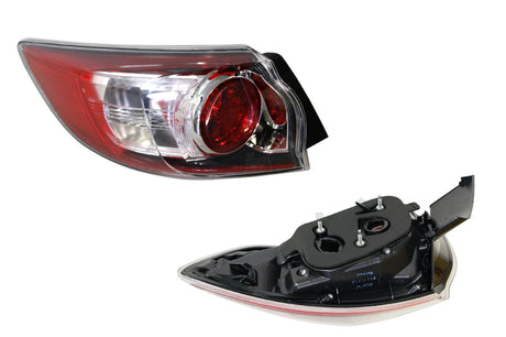 Outer Tail Light (LHS) Mazda 3 BL Hatchback 2009 - 2014 MZ03-TAL-30L - Sterling Parts