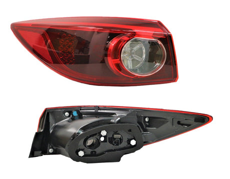 Tail Light (Outer, LED, LHS) Mazda 3 BN Sedan 2016 - 2019 MZ03-TAL-50L - Sterling Parts