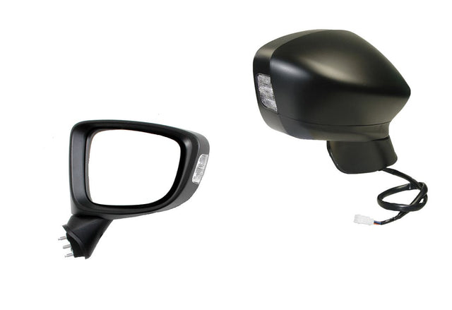 Door Mirror (RHS with Heating, Folding, Blinker Light) Mazda 6 GJ/GL 2012 - 2024 MZ06 - DOM - 12R - Sterling Parts - Exterior Mirrors - Sterling Parts