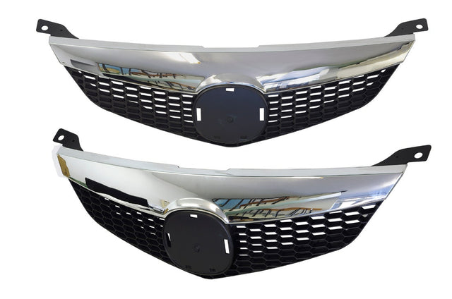 Front Grille (Chrome/Black) Mazda 6 GG 2005 - 2007 MZ06 - GRI - 08F - Sterling Parts - Grilles & Bumper Parts - Sterling Parts