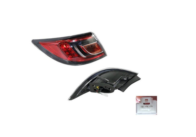 Tail Light (Outer, LHS) Red/Amber Lens Mazda 6 GH 2007 - 2012 MZ06 - TAL - 10L - Sterling Parts - Tail Lights - Sterling Parts