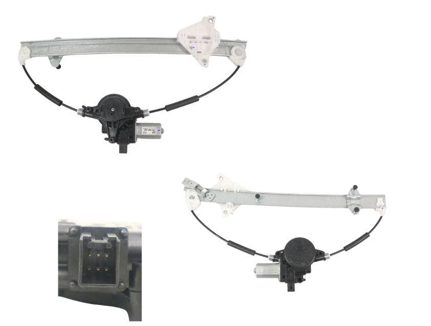 Front Window Regulator RHS (6 - Pin, With Motor) Mazda Mazda 6 GJ 11/2012 - 2024 MZ06 - WIR - 10R - Sterling Parts - Window Regulators & Winders - Sterling Parts