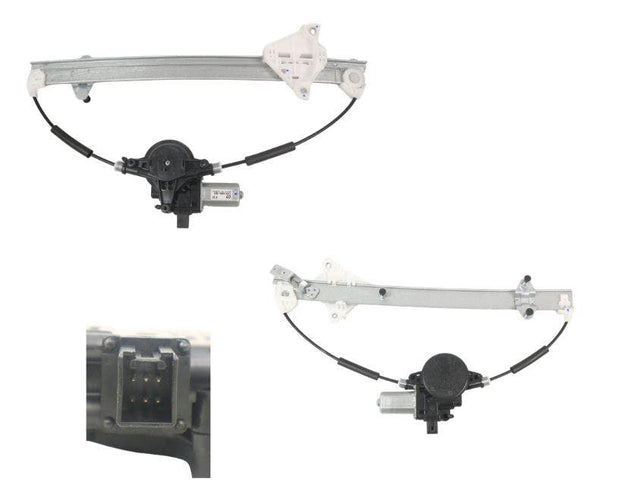 Front Window Regulator RHS (6 - Pin, With Motor) Mazda Mazda 6 GJ 11/2012 - 2024 MZ06 - WIR - 10R - Sterling Parts - Window Regulators & Winders - Sterling Parts