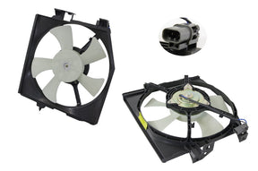 Condenser Fan (Automatic) Mazda 323 BJ A/C 1998 - 2003 MZ32-FNA-14F - Sterling
