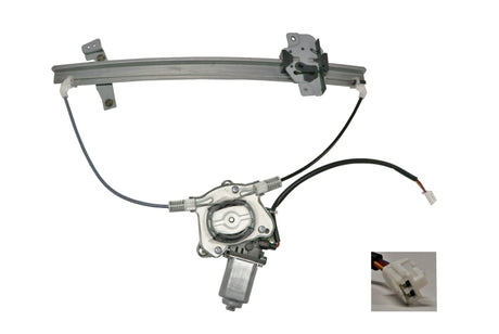 Front Window Regulator LHS (2-Pin, With Motor) Mazda 323 BJ1 BJ2 09/1998 - 12/2003 MZ32-WIR-26L - Sterling Parts