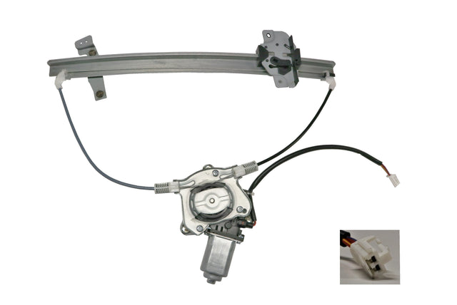 Front Window Regulator LHS (2 - Pin, With Motor) Mazda 323 BJ1 BJ2 09/1998 - 12/2003 MZ32 - WIR - 26L - Sterling Parts - Window Regulators & Winders - Sterling Parts