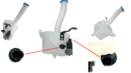 Washer Bottle (with Motor & Sensor) Mazda BT-50 UP/UR 2011 - 2020 MZBT-BOT-07N - Sterling Parts