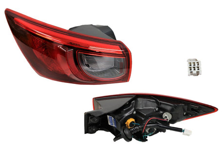 Tail Light (Outer, Non-LED, LHS) Mazda CX-3 DK 2015 - 2018 MZCX-TAL-70L - Sterling Parts