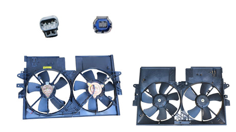 Radiator Fan (2.3L V6 Petrol, Dual Fan) Mazda Tribute 2001 - 2008 MZTB-FNR-05F - Sterling Parts