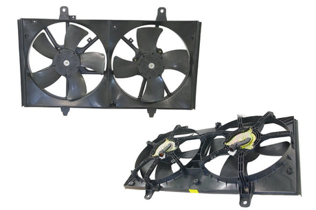 Radiator A/C Condenser Fan Nissan Maxima J31 2003 - 2009 NSMM-FNR-05F - Sterling Parts