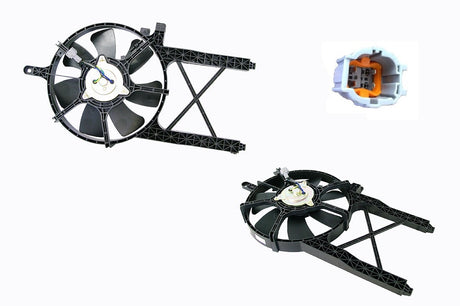 Condenser Fan (4 Pin, Spain Build) Nissan Navara D40 A/C 2005 - 2015 NSNV-FNA-13F - Sterling Parts