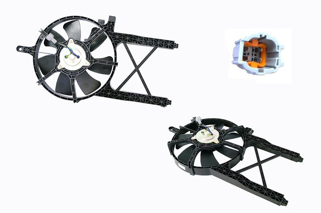 Condenser Fan (4 Pin, Spain Build) Nissan Navara D40 A/C 2005 - 2015 NSNV - FNA - 13F - Sterling Parts - Electric Cooling Fans - Sterling Parts