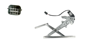Rear Window Regulator RHS (2 - Pin, With Motor) Nissan Pulsar B17 11/2012 - 12/2017 NSPS - WIR - 22R - Sterling Parts - Window Regulators & Winders - Sterling Parts