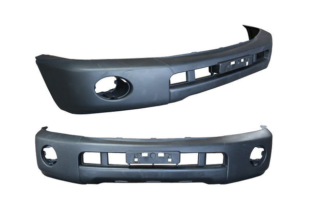 Front Bar Cover (Bumper Facia, Black) Nissan Patrol GU 2004 - 2015 NSPT-BAR-60F - Sterling