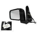 Electric Door Mirror (LHS with 3 Pin Plug) Black Nissan Patrol GU 1997 - 2004 NSPT-DOM-18L - Sterling