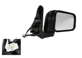 Electric Door Mirror (RHS with 3 Pin Plug) Black Nissan Patrol GU 1997 - 2004 NSPT-DOM-18R - Sterling