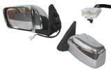 Electric Door Mirror (LHS with 3 Pin Plug) Chrome Nissan Patrol GU 2005 - 2016 NSPT-DOM-20L - Sterling