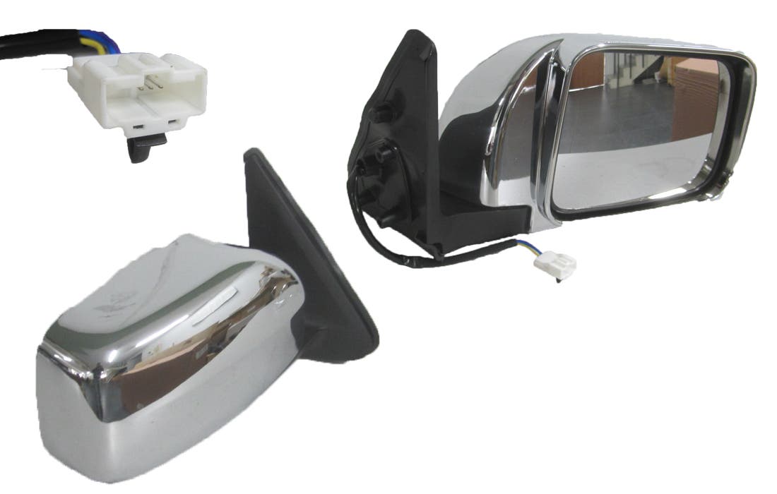 Electric Door Mirror (RHS with 3 Pin Plug) Chrome Nissan Patrol GU 2005 - 2016 NSPT-DOM-20R - Sterling