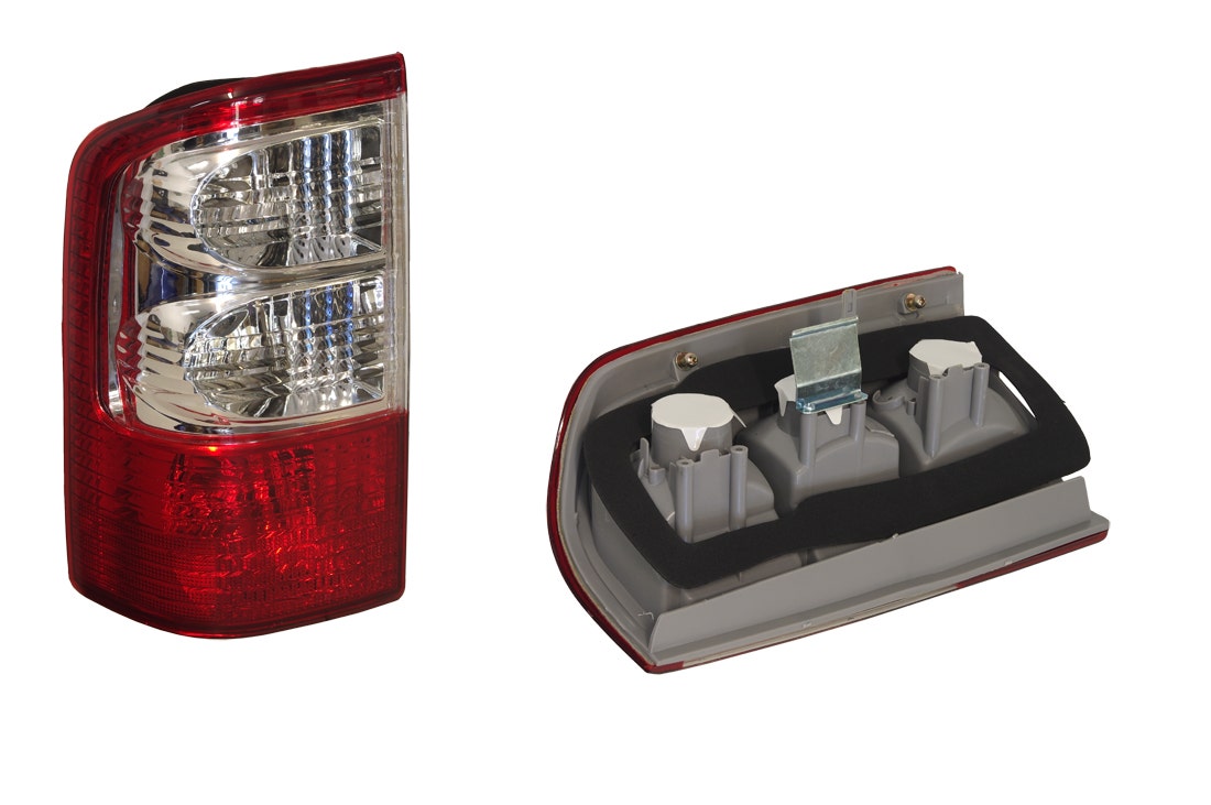 Tail Light (LHS, Clear/Red Lens) Nissan Patrol GU Series 3 2001 - 2004 NSPT-TAL-63L - Sterling