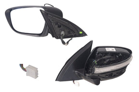 Electric Door Mirror (LHS with Blinker Light and Folding) Nissan Qashqai J11 2014 - 2022 NSQQ-DOM-03L - Sterling