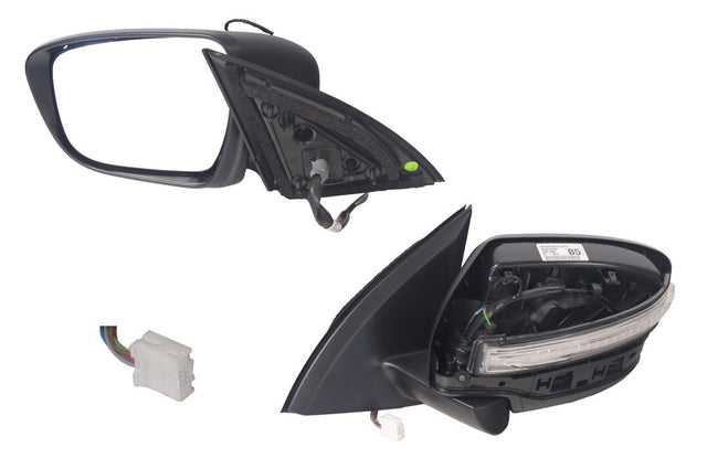 Electric Door Mirror (LHS with Blinker Light and Folding) Nissan Qashqai J11 2014 - 2022 NSQQ-DOM-03L - Sterling