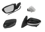 Door Mirror (LHS, Blinker Light, Folding, Heated, Camera) Nissan Qashqai J11 2014 - 2022 NSQQ-DOM-04L - Sterling
