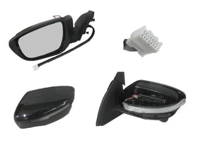 Door Mirror (LHS, Blinker Light, Folding, Heated, Camera) Nissan Qashqai J11 2014 - 2022 NSQQ-DOM-04L - Sterling
