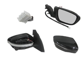 Door Mirror (RHS, Blinker Light, Folding, Heated, Camera) Nissan Qashqai J11 2014 - 2022 NSQQ-DOM-04R - Sterling