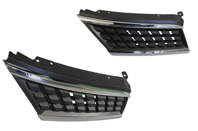 Grille (RHS, Chrome/Grey) Nissan Tiida C11 2006 - 2010 NSTD-GRI-08R - Sterling