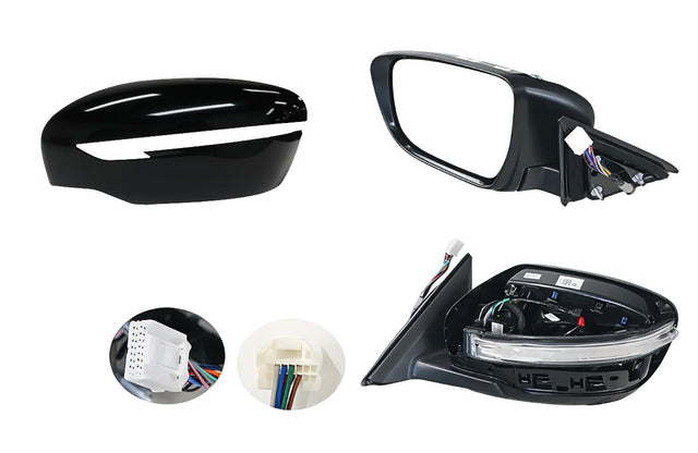 Door Mirror (LHS with Blinker Light and Folding) Nissan X-Trail T32 2014 - 2022 NSXT-DOM-05L - Sterling