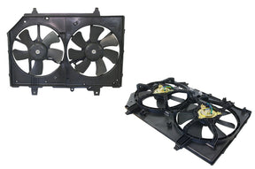 Radiator Fan (Dual, Offset Pins) Nissan X - Trail T30 2001 - 2003 NSXT - FNR - 01F - Sterling Parts - Electric Cooling Fans - Sterling Parts