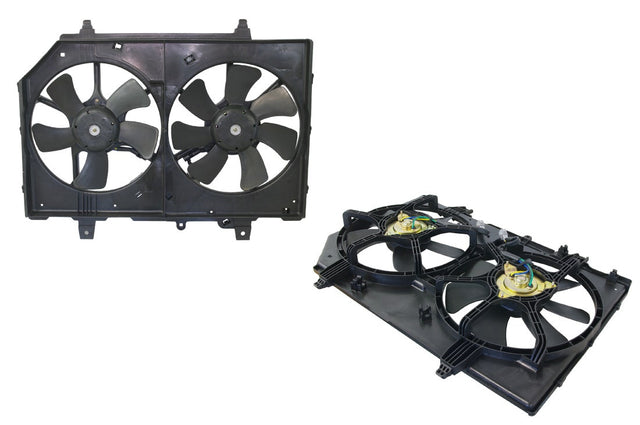 Radiator Fan (Dual, Offset Pins) Nissan X - Trail T30 2001 - 2003 NSXT - FNR - 01F - Sterling Parts - Electric Cooling Fans - Sterling Parts